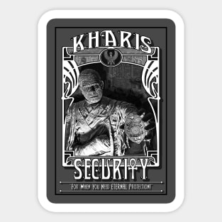 Kharis Security Sticker